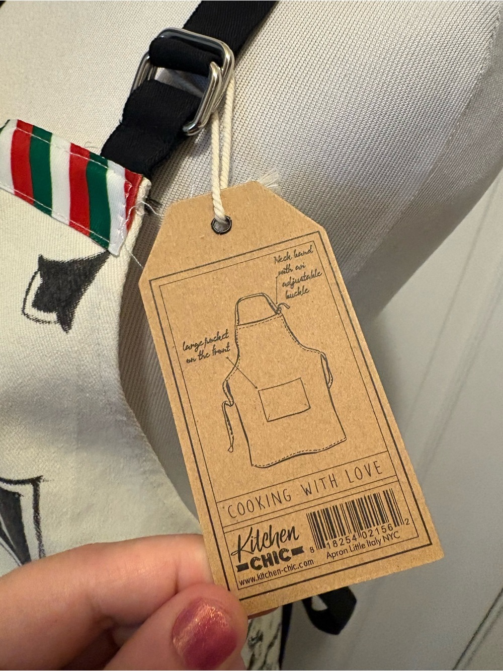 Italian little Italy New York apron - Picture 6 of 7